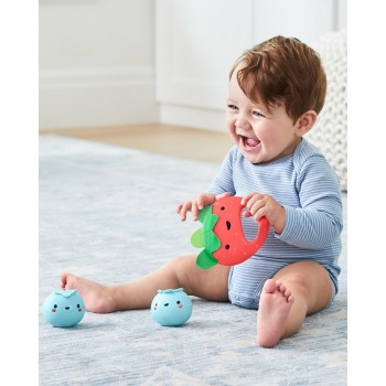 SKIP HOP Hrkálka Farmstand Berry Cute Band set 3 ks, 3m+