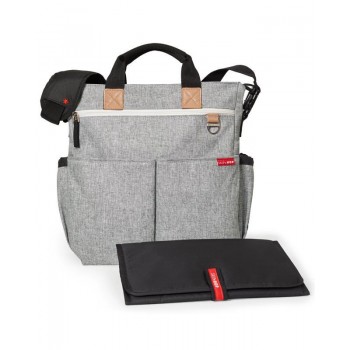 SKIP HOP Taška prebaľovacia Duo Signature grey melange