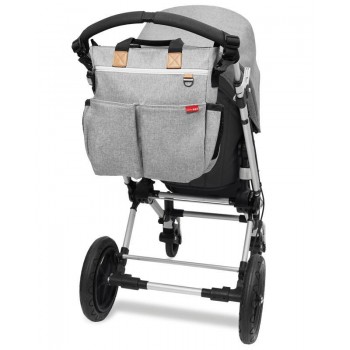 SKIP HOP Taška prebaľovacia Duo Signature grey melange