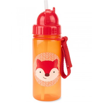 SKIP HOP Zoo Hrnček so slamkou PP bez PVC a BPA Líška 12m+