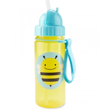 SKIP HOP Zoo Hrnček so slamkou PP bez PVC a BPA Včela 12m+
