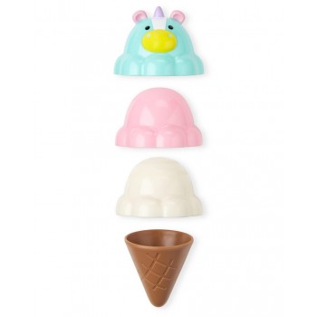 SKIP HOP Zoo Súprava zmrzlinová stohovacia s meniacimi sa farbami Sweet Scoops 2r+