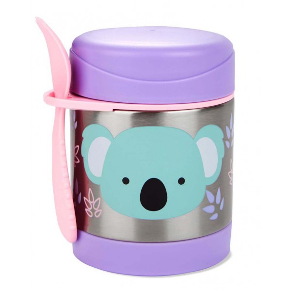SKIP HOP Zoo Termoska na jedlo s lyžičko/vidličkou Koala 325 ml, 3r+