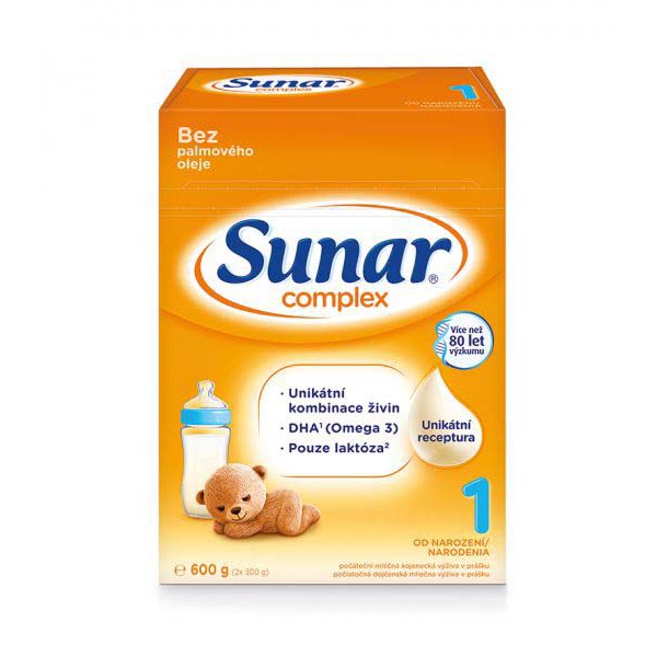 SUNAR Complex 1 Mlieko počiatočné 600 g