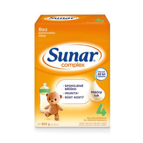 SUNAR Complex 4 Mlieko dojčenské 600 g