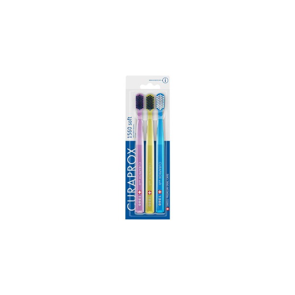 Zubná kefka CS 1560 soft, trojbalenie