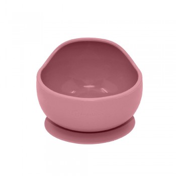 PETITE&MARS Miska silikónová s prísavkou TAKE&MATCH Dusty Rose 6m+