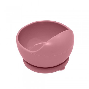 PETITE&MARS Miska silikónová s prísavkou TAKE&MATCH Dusty Rose 6m+