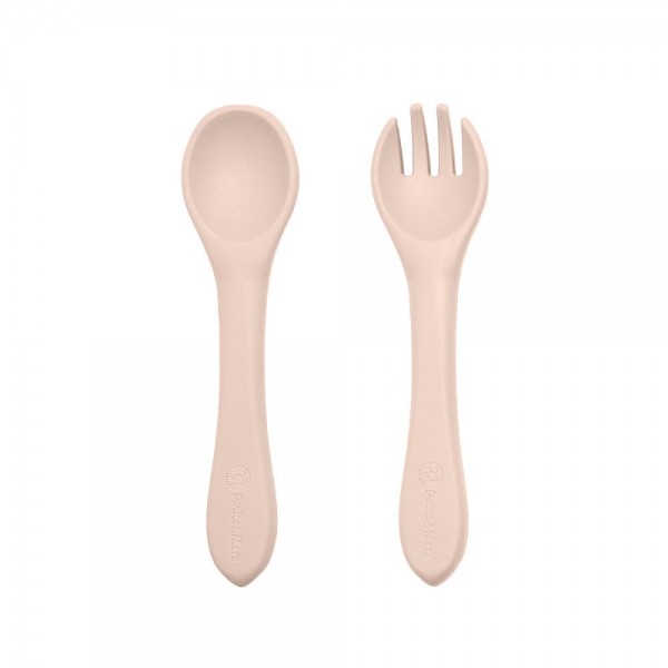 PETITE&MARS Príbor silikónový TAKE&MATCH Desert Sand 6m+