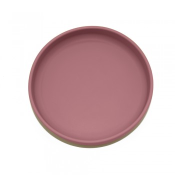 PETITE&MARS Tanier silikónový s prísavkou TAKE&MATCH Dusty Rose 6m+