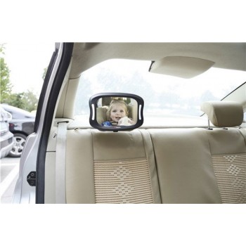 BABYDAN Zrkadlo do auta s LED osvetlením nastaviteľné spätné
