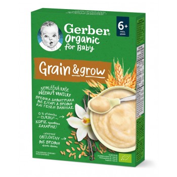 GERBER Organic Kaša nemliečna s príchuťou vanilky 200 g​