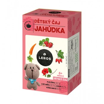 LEROS Dětský čaj Jahůdka 20x2g