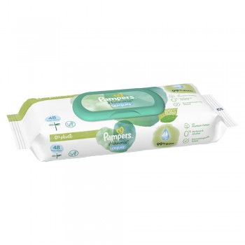 PAMPERS Harmonie Aqua vlhčené obrúsky Plastic Free 15x48 ks 720 ks