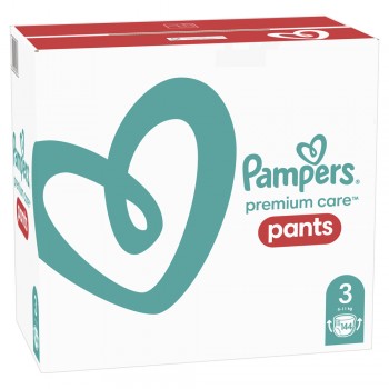 PAMPERS Premium Care Nohavičky plienkové veľ. 3 (6-11 kg) 144 ks