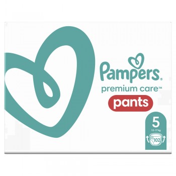 PAMPERS Premium Care Nohavičky plienkové veľ. 5 (12-17 kg) 102 ks