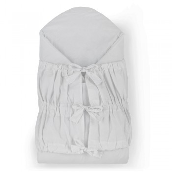 PETITE&MARS Zavinovačka šnurovacia Nurse s pevnou kokosovou vložkou Light Grey 75x75 cm