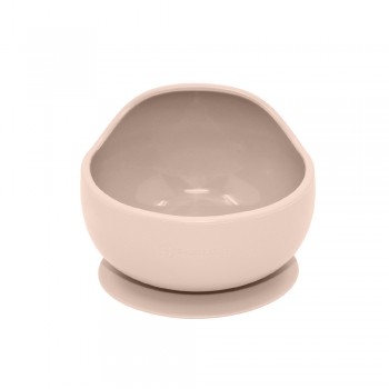 PETITE&MARS Set jedálenský silikónový TAKE&MATCH 4 ks Desert Sand - Dusty Rose 6m+