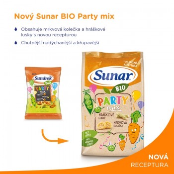 SUNAR BIO Chrumky Party mix 45 g