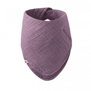 BIBS Bandana mušelínový slintáčik z BIO bavlny Mauve