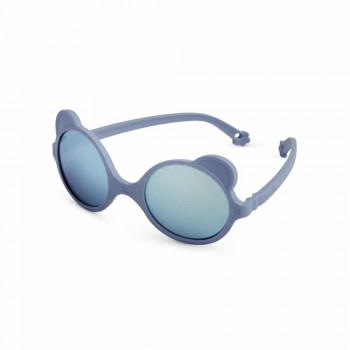 KiETLA slnečné okuliare OURS'ON 0-1 rok silver blue
