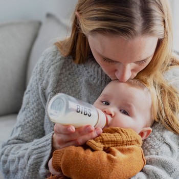 BIBS Baby Bottle sklenená fľaša 225ml Sage