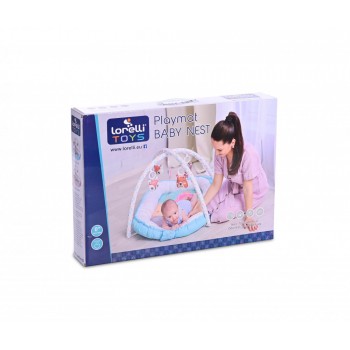 Lorelli Toys hracia deka - Baby Nest Blue
