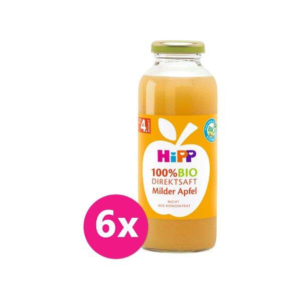 6x HiPP 100 % Bio Juice Jablečná šťáva