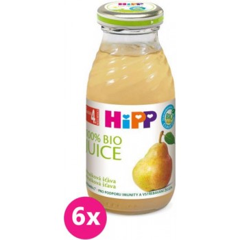 6x HiPP BIO Hrušková šťáva (200 ml)