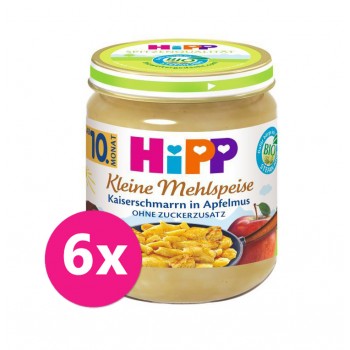 6x HiPP BIO Trhanec s jablkami od uk. 9. mesiaca, 200 g