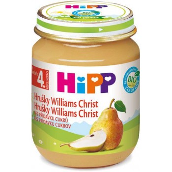 6x HiPP hruškový Williams-Christ (125 g) - ovocný příkrm