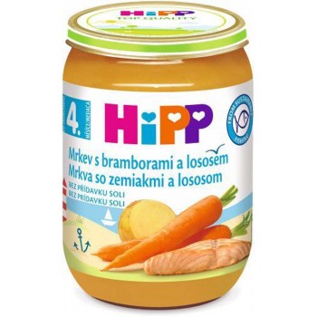 6x HiPP Mrkva so zemiakmi a lososom 190 g