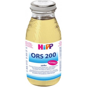 6x HiPP ORS 200 Jablko - rehydratační výživa (200 ml)