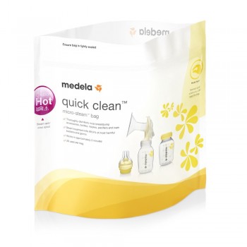 MEDELA Sterilizačné sáčky Quick Clean do mikrovlnnej rúry 5 ks