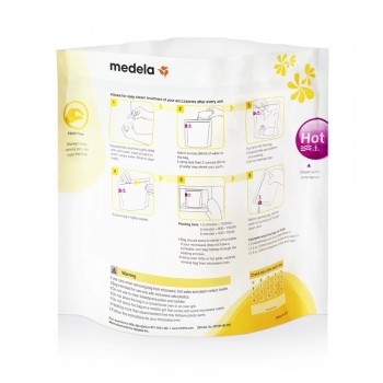 MEDELA Sterilizačné sáčky Quick Clean do mikrovlnnej rúry 5 ks