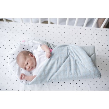 MOTHERHOOD Zavinovačka s kokosovou výstužou Pink Classics new 75x75xm