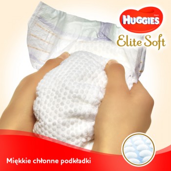 2x HUGGIES® Elite Soft Plienky jednorázové 1 (3-5 kg) 84 ks