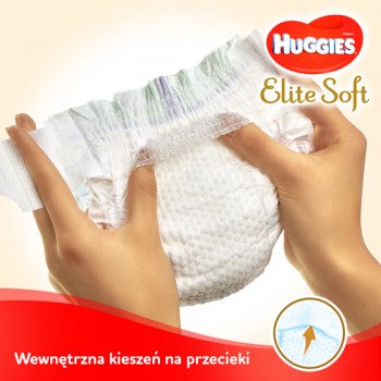 2x HUGGIES® Elite Soft Plienky jednorázové 1 (3-5 kg) 84 ks