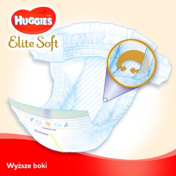 2x HUGGIES® Elite Soft Plienky jednorázové 1 (3-5 kg) 84 ks