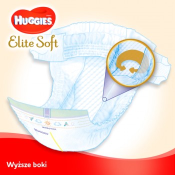 2x HUGGIES® Elite Soft Plienky jednorázové 3 (5-9 kg) 72 ks