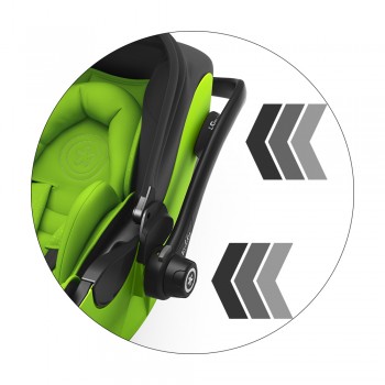 KIDDY Autosedačka Evoluna i-size 2 + Isofix základňa 40-83cm Spring Green BZP