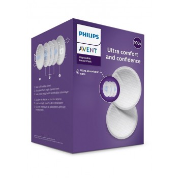 Philips AVENT Vložky do podprsenky jednorazové 2x100 ks