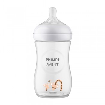 Philips AVENT Fľaša Natural Response 260 ml, 1m+ žirafa