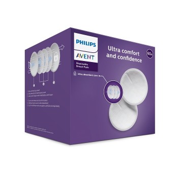 Philips AVENT Chránič prsných bradaviek M + ster. obal + Vložky do podprsenky jednorazové 60 ks