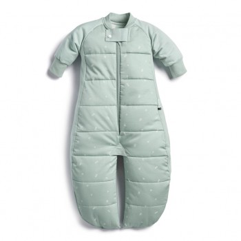 ERGOPOUCH Vak a overal na spanie 2v1 organická bavlna Suit Sage 8-24 m, 8-14 kg, 2,5 tog