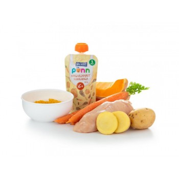 SALVEST Põnn BIO Kuřátko se zeleninovým pyré (110 g)