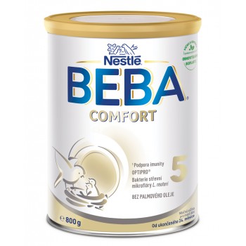 3x BEBA COMFORT 5 Mlieko dojčenské, 800 g, 24m +