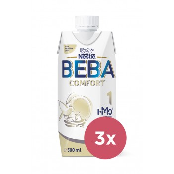 3x BEBA COMFORT HM-O 1 Mlieko počiatočné tekuté, 500 ml