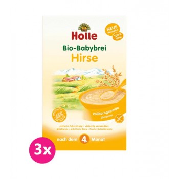 3x HOLLE Kaša nemliečna Bio pšenová 250 g