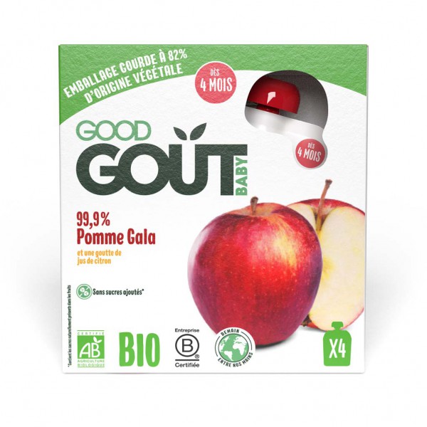 4x GOOD GOUT BIO Jablko 85 g